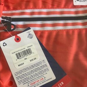 Champion Bright Orange Sports Shorts